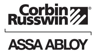 Corbin Russwin ML2000 Series Mortise Lock with VN Escutcheon Trim and V Series Indicators Installation Instructions image on 