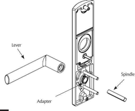 Corbin Russwin ML2000 Series Mortise Lock with VN Escutcheon Trim and V Series Indicators Installation Instructions image on 
