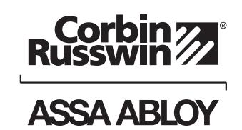 Corbin Russwin ML2000 Series Mortise Lock with VN Escutcheon Trim and V Series Indicators Installation Instructions image on 