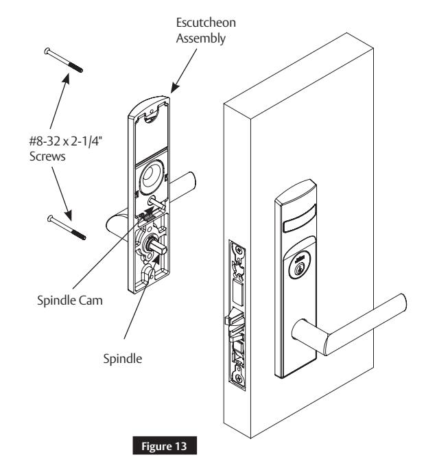 Corbin Russwin ML2000 Series Mortise Lock with VN Escutcheon Trim and V Series Indicators Installation Instructions image on 