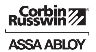 Corbin Russwin ML2000 Series Mortise Lock with VN Escutcheon Trim and V Series Indicators Installation Instructions image on 