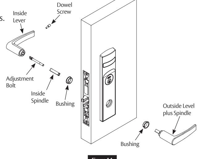 Corbin Russwin ML2000 Series Mortise Lock with VN Escutcheon Trim and V Series Indicators Installation Instructions image on 