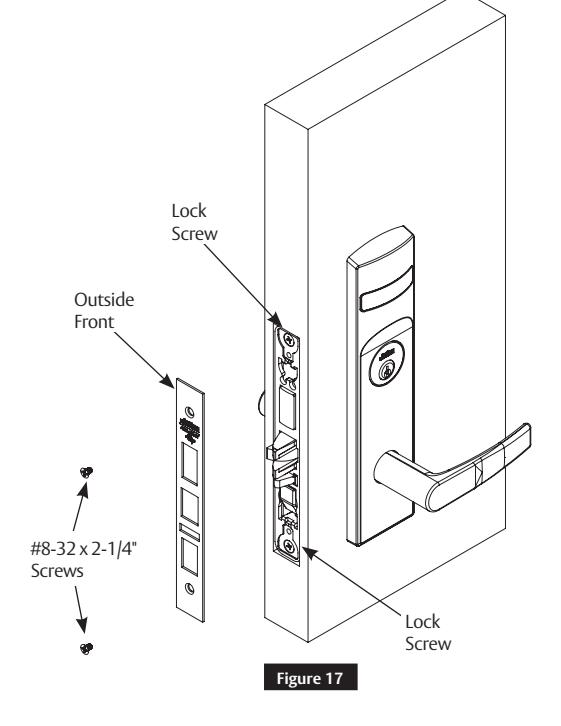 Corbin Russwin ML2000 Series Mortise Lock with VN Escutcheon Trim and V Series Indicators Installation Instructions image on 