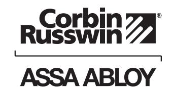 Corbin Russwin ML2000 Series Mortise Lock with VN Escutcheon Trim and V Series Indicators Installation Instructions image on 