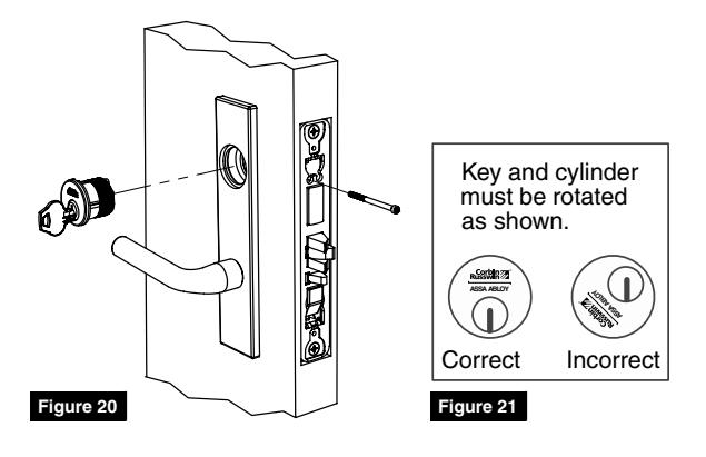 Corbin Russwin ML2000 Series V R And L Escutcheon Trim Installation Instructions image on page 6
