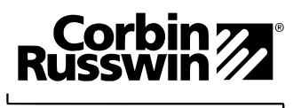 Corbin Russwin ML2000 Series X J Trim Installation Instructions image on page 1