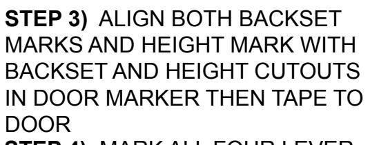 Corbin Russwin ML2000 Series X J Trim Installation Instructions image on page 1