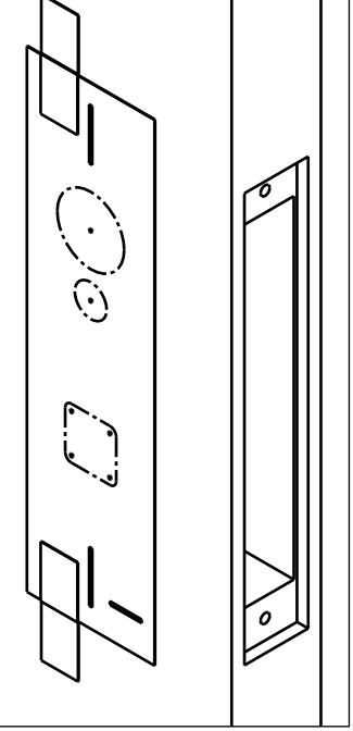 Corbin Russwin ML2000 Series X J Trim Installation Instructions image on page 1