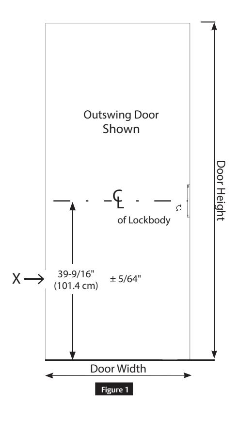 Corbin Russwin MP6600 Series Multi-Point Locks Installation Instructions_FM523 diagram on page 6