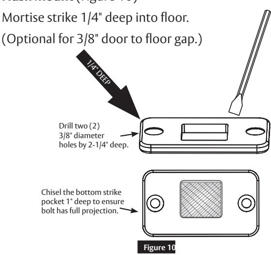 Corbin Russwin MP6600 Series Multi-Point Locks Installation Instructions_FM523 diagram on page 9