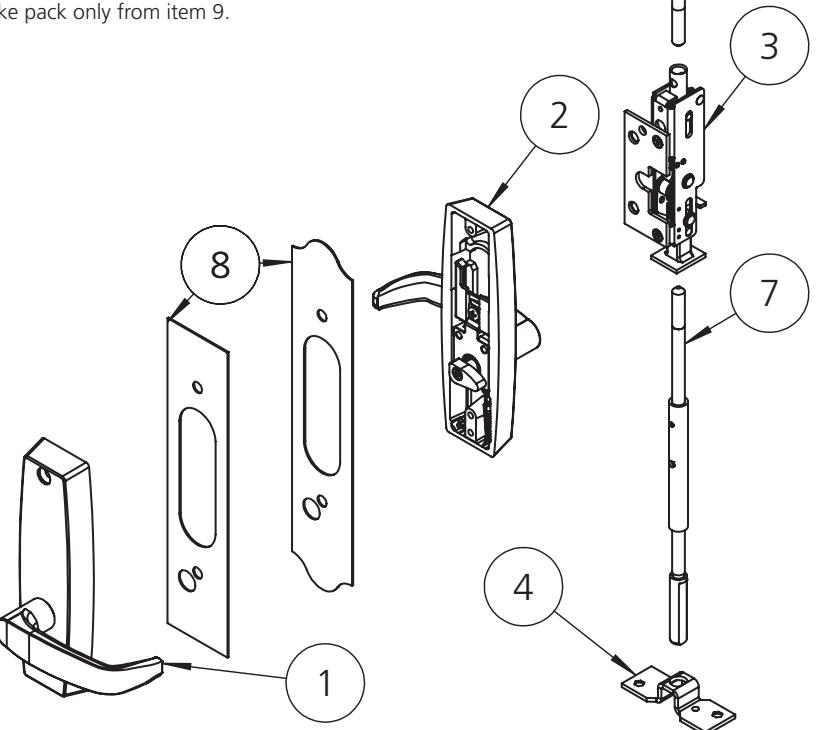 Corbin Russwin MP9800 Series Parts Manual_45593 image on page 5