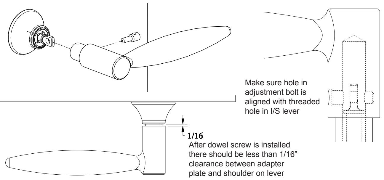 Corbin Russwin Mortise Lock Inspire Roseless Trim Installation Instructions image on page 6
