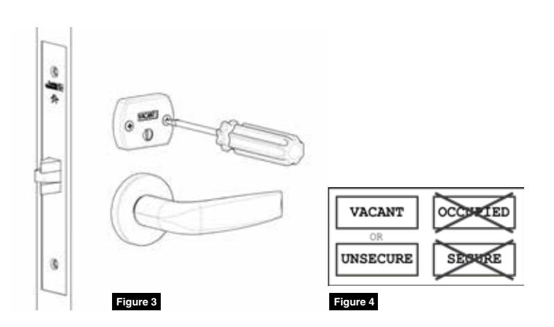 Corbin Russwin Mortise Lock Occupancy Indicators Installation Instructions image on page 2