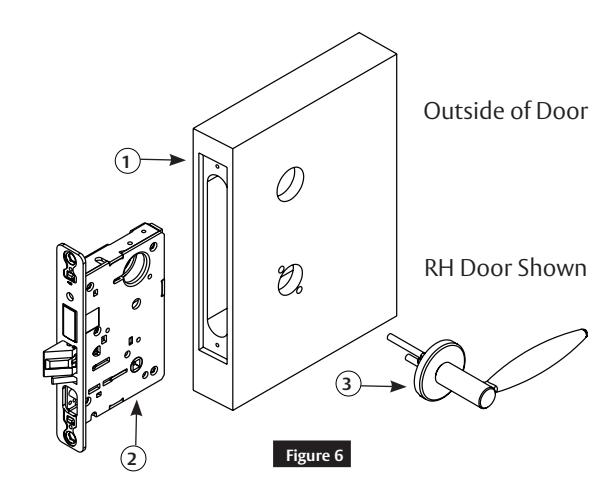 Corbin Russwin Muso Levers for BL6600 and FE6600 Series Multi-Point Locks Installation Instructions_FM469 image on page 5