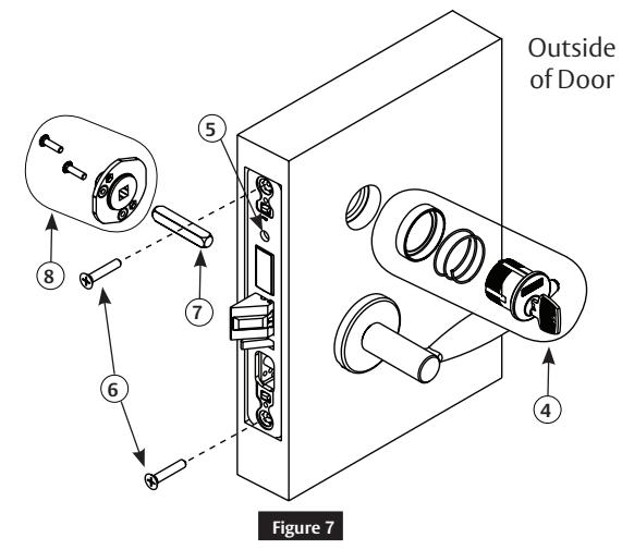 Corbin Russwin Muso Levers for BL6600 and FE6600 Series Multi-Point Locks Installation Instructions_FM469 image on page 5