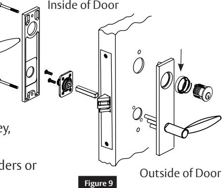 Corbin Russwin Muso Levers for BL6600 and FE6600 Series Multi-Point Locks Installation Instructions_FM469 image on page 6