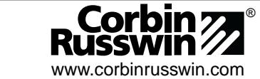 Corbin Russwin P1050 Narrow Escutcheon Trim for ED4200, ED4400, ED4800 Narrow Stile Rim, CVR, SVR Metal Door Tem…_T30936 imag