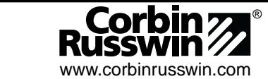 Corbin Russwin P1050 Narrow Escutcheon Trim for ED4200, ED4400, ED4800 Narrow Stile Rim, CVR, SVR Wood or Compos…_T30937 imag