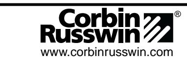 Corbin Russwin P1057 Narrow Escutcheon Trim for ED4200, ED4400, ED4800 Narrow Stile Rim, CVR, SVR Metal Door Tem…_T30938 imag