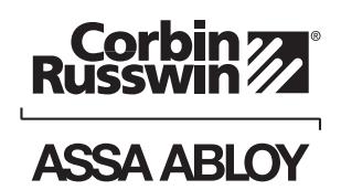 Corbin Russwin PED159, PED155, PED159WD, and PED155WD Auxiliary Control for PED4800, PED5800 Narrow and Wide Sti…_FM586 image