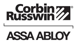 Corbin Russwin PED159, PED155, PED159WD, and PED155WD Auxiliary Control for PED4800, PED5800 Narrow and Wide Sti…_FM586 image