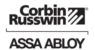 Corbin Russwin PED159, PED155, PED159WD, and PED155WD Auxiliary Control for PED4800, PED5800 Narrow and Wide Sti…_FM586 image