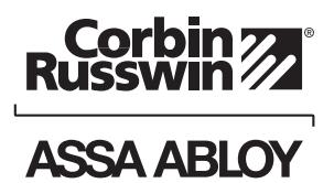 Corbin Russwin PED159, PED155, PED159WD, and PED155WD Auxiliary Control for PED4800, PED5800 Narrow and Wide Sti…_FM586 image
