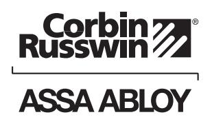 Corbin Russwin PED159, PED155, PED159WD, and PED155WD Auxiliary Control for PED4800, PED5800 Narrow and Wide Sti…_FM586 image