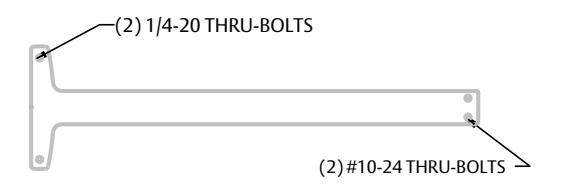 Corbin Russwin PED4000 & PED5000 and SARGENT PE80 Series Exit Device Thru-Bolt Application Installation Instruct…_MEMN16 imag