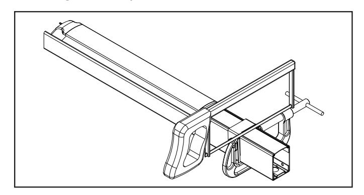 Corbin Russwin PED4000 Series PED4600(A) Narrow Stile Mortise Installation Instructions_FM579 image on page 9