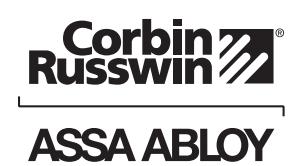 Corbin Russwin PED4000 and PED5000 Series Narrow and Wide Stile Alarmed Exit Devices M61 Option Installation Ins…_FM618 image