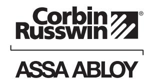 Corbin Russwin PED4000 and PED5000 Series Narrow and Wide Stile Alarmed Exit Devices M61 Option Installation Ins…_FM618 image