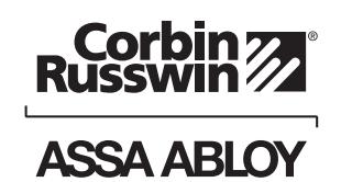 Corbin Russwin PED4000 and PED5000 Series Narrow and Wide Stile Alarmed Exit Devices M61 Option Installation Ins…_FM618 image