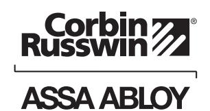 Corbin Russwin PED4000 and PED5000 Series Narrow and Wide Stile Alarmed Exit Devices M61 Option Installation Ins…_FM618 image