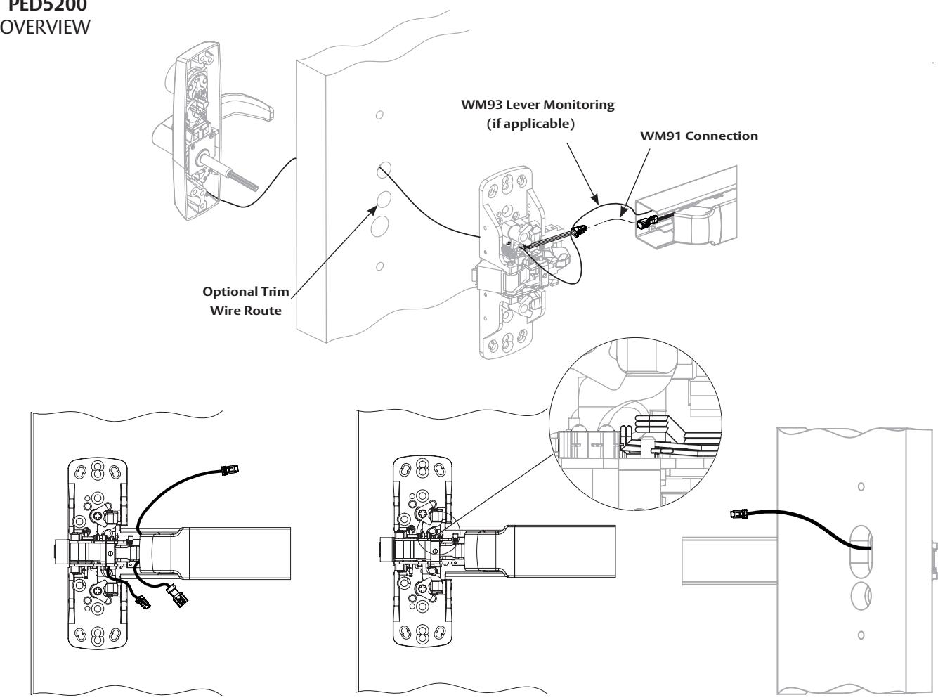 Corbin Russwin PED4200, PED5200 Series Weathered Exit Devices_FM801 image on page 6