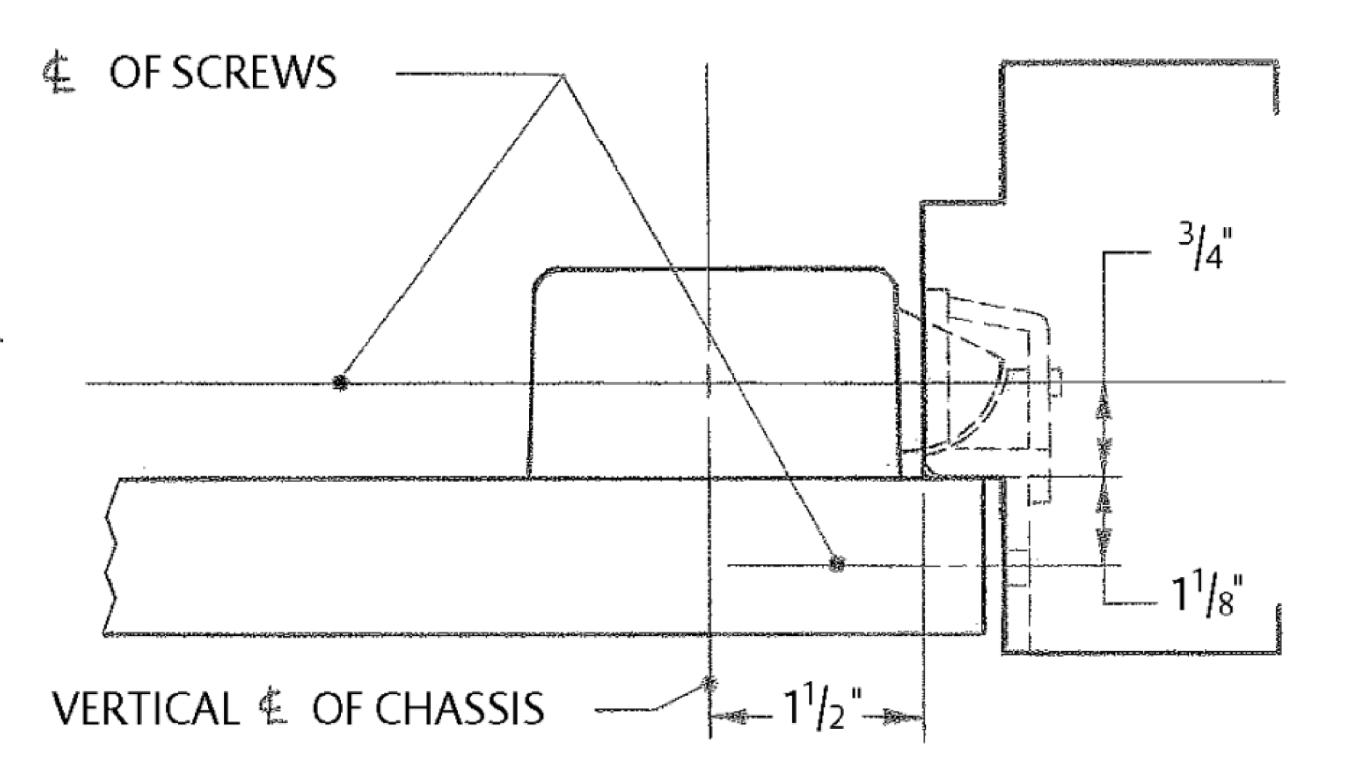 Corbin Russwin PED4200 and PED5200 and SARGENT PE8500 and PE8800 632 and 642 Strikes Template_MEDT71 diagram on page 1