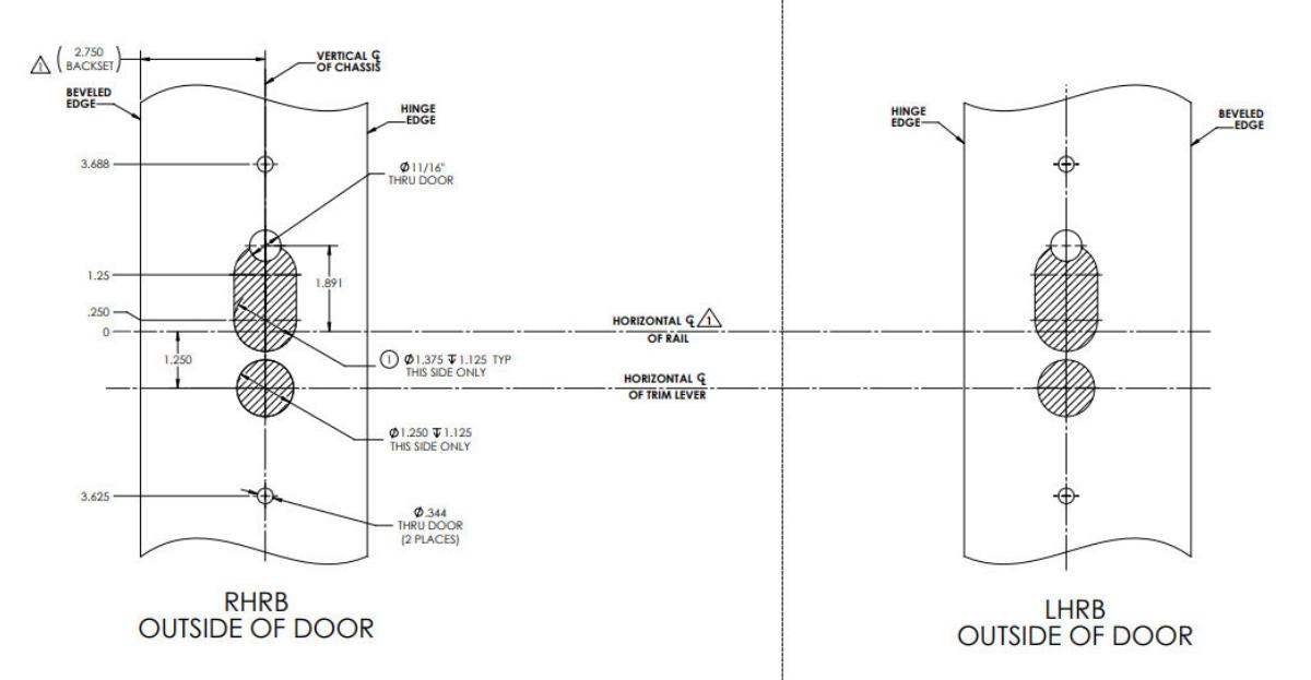 Corbin Russwin PED4600, PED5400, and PED5600 and SARGENT PE8300, PE8700, and PE8900 Narrow and Wide Stile Mortis…_MEDT32 diag