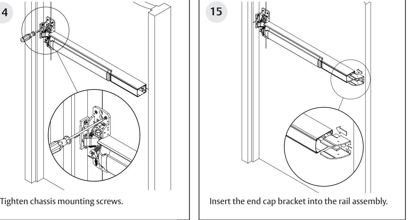 Corbin Russwin PED5000 Series PED5200(A) Wide Stile Rim 10T, 55T, 42, and 42T Functions Installation Instruction…_FM576 image