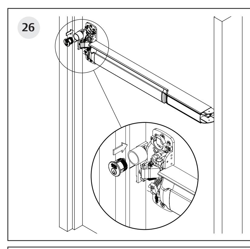 Corbin Russwin PED5000 Series PED5200(A) Wide Stile Rim 10T, 55T, 42, and 42T Functions Installation Instruction…_FM576 image