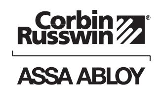 Corbin Russwin PED5000 Series PED5200(A) Wide Stile Rim 10T, 55T, 42, and 42T Functions Installation Instruction…_FM576 image