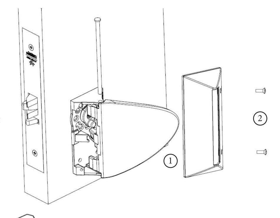 Corbin Russwin Positive Pull Stop Retrofit Kit for HPSK ML2000 and HP3000 Series Mortise and Tubular Locks Insta…_FM348 image