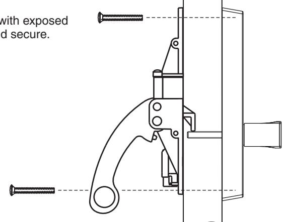 Corbin Russwin Rim Exit Device ED3200 Series Installation Instructions image on page 5