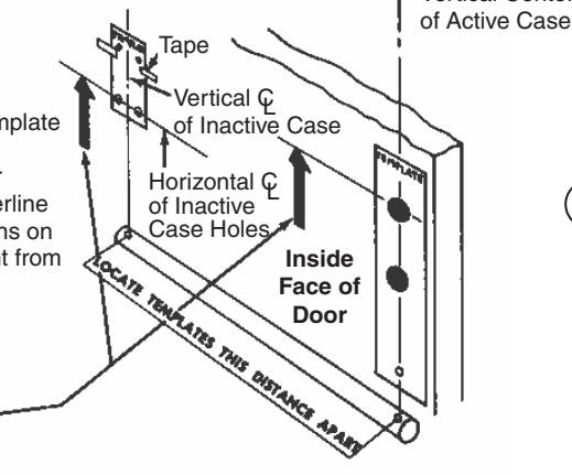 Corbin Russwin Rim Type Exit Device ED3200 Series Installation Instructions image on page 1