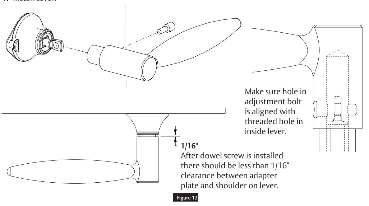Corbin Russwin Roseless Designer Trim for TL3700 Series Tubular Locks Installation Instructions_FM341 image on page 7