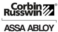 Corbin Russwin SE LP10, SN200, and SN210 Series ED5000N Series MELR Wood, Composite or Metal Doors Template_T31256 image on p