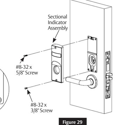 Corbin Russwin Sectional Indicator Trim and V Series Indicators for ML2000 Series Mortise Locks Installation Ins…_FM520 image
