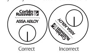 Corbin Russwin Sectional Indicator Trim and V Series Indicators for ML2000 Series Mortise Locks Installation Ins…_FM520 image