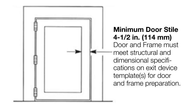 Corbin Russwin Secure Bolt ED5200S Series Installation Instructions image on page 5