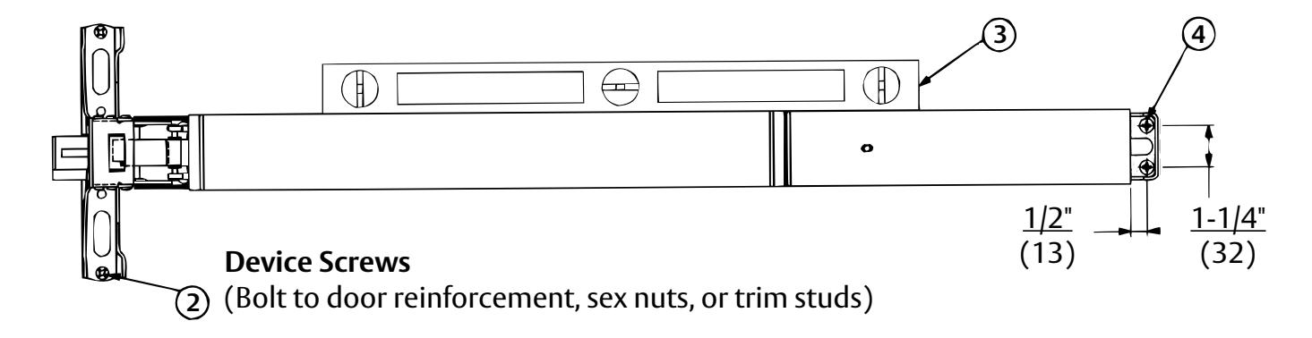 Corbin Russwin Secure Bolt ED5200S Series Installation Instructions image on page 8