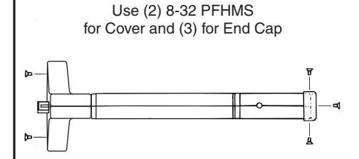 Corbin Russwin Security Deadbolt Rim Exit Device ED4200 Series Installation Instructions image on page 4